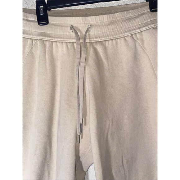 Lululemon Scuba High Rise Jogger Fleece Pants 27 Trench W5CVAS Tan 10 Athleisure - Picture 2 of 9
